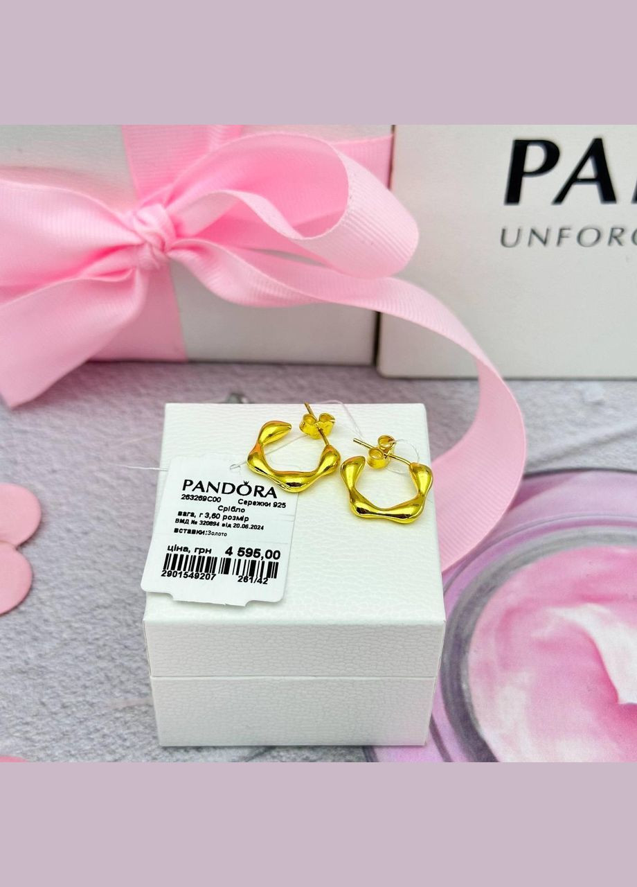 Серьги Волна открыты No Brand (330768825)