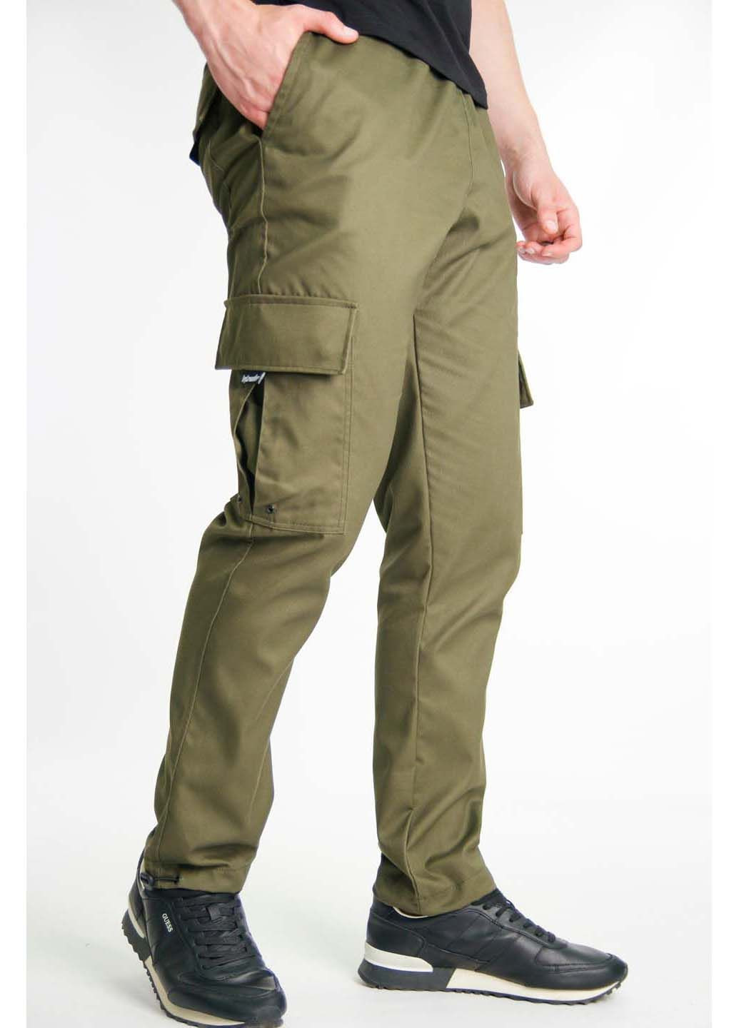 Хаки спортивные, кэжуал демисезонные брюки Intruder