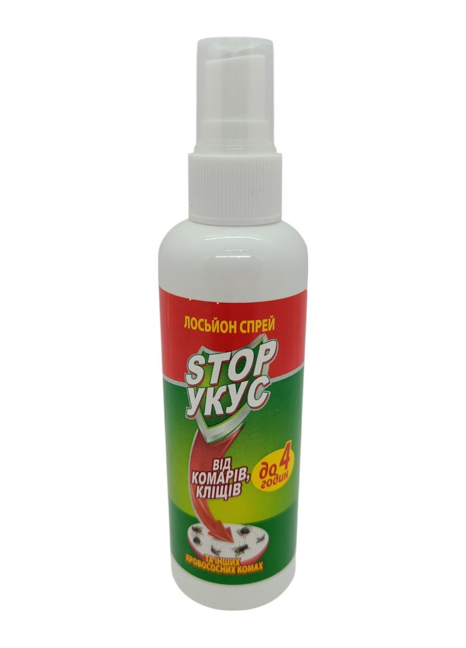 Спрей Stop Укус от комаров клещей 100 мл No Brand (343051536)