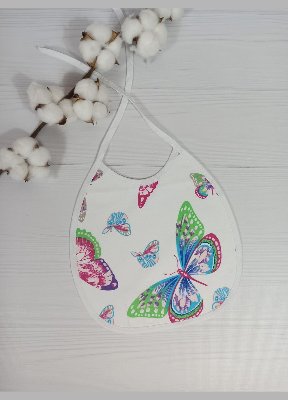 Набір слюнявчиків,22х25 см + еко гризунок "Шурхітливі вушка" 7х18см a.l.babybox Зайки на галявині No Brand (315488417)