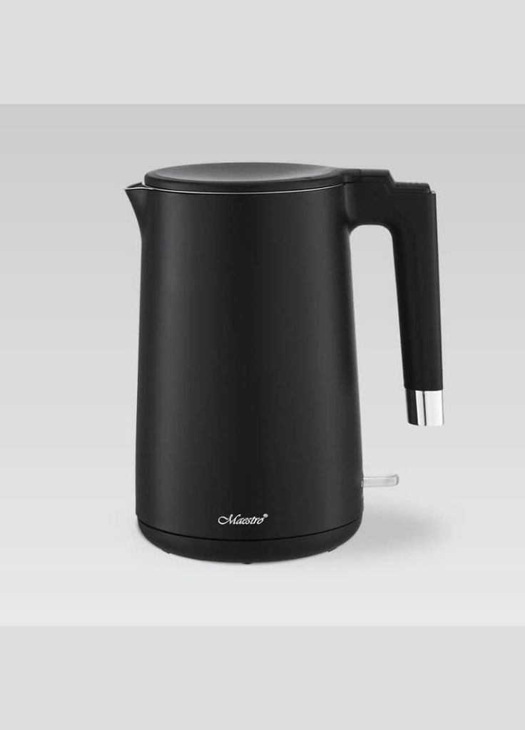 Електрочайник MR-026 чайник термос із нержавіючої сталі 1.7 л 1800 Вт Чорний Maestro (296925529)