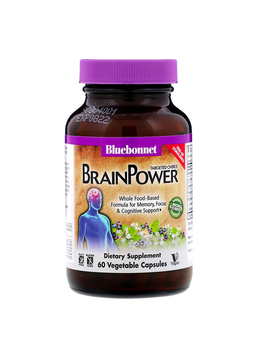 Комплекс Поддержки для Мозга,, Targeted Choice, Brain Power, 60 растительных капсул Bluebonnet Nutrition (326054554)