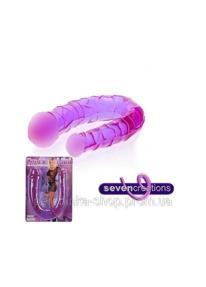 Двухсторонний фаллоимитатор Double Mini от INTERSHOP Seven Creations (341303306)