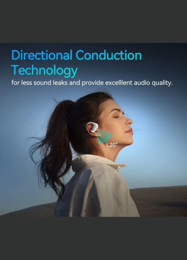 Бездротові навушники AilyBuds Clear Bluetooth 5.3 Black QCY (306852113)