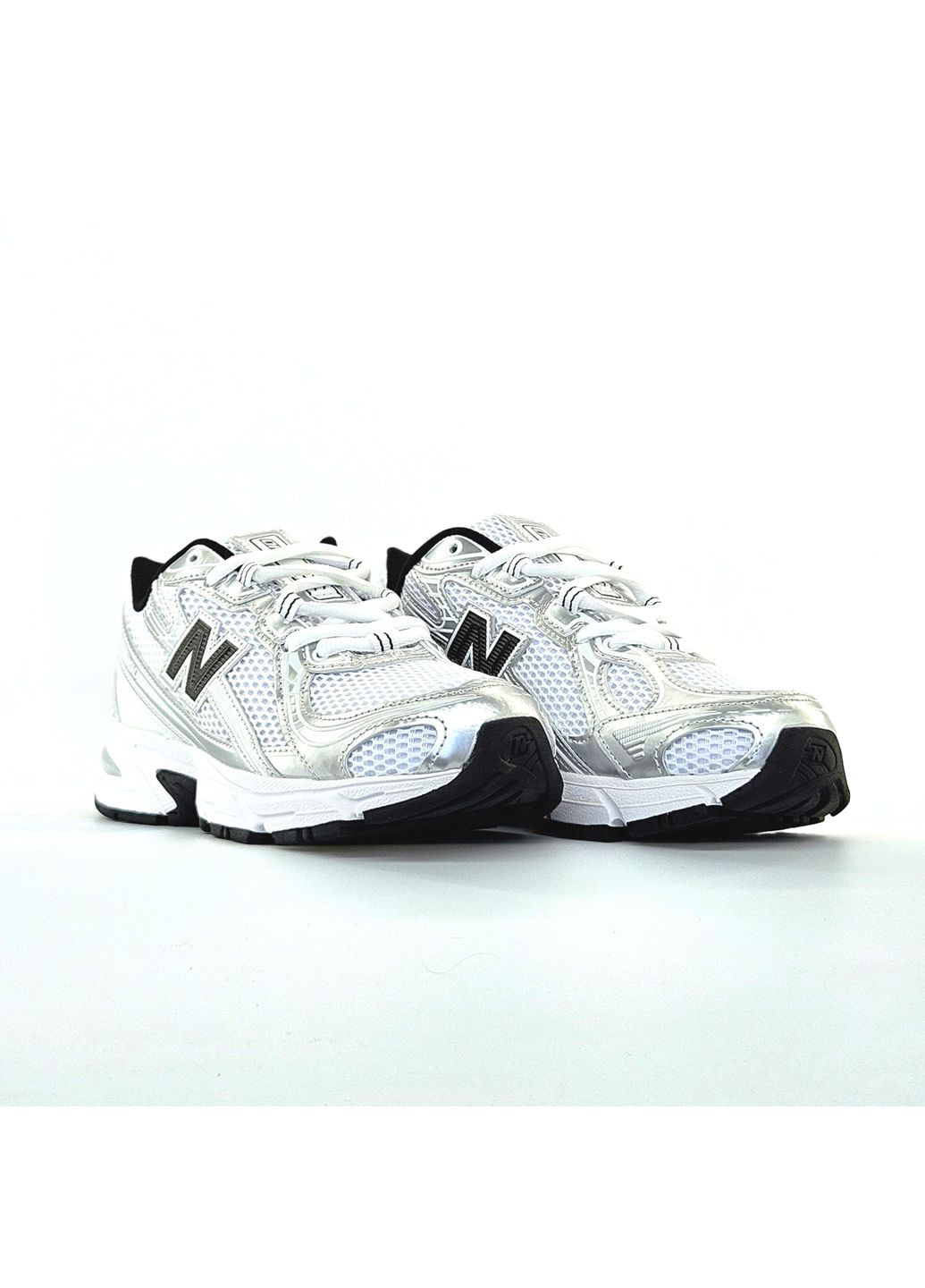 Кроссовки женские New Balance 740v2 White Silver Black | Нью Беланс 740 серебряные No Brand серебряные демисезоны (363176559)