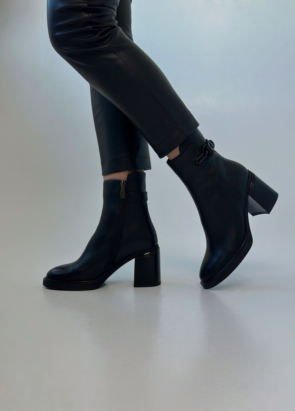 Осенние ботильоны женские кожаные URBAN TRACE