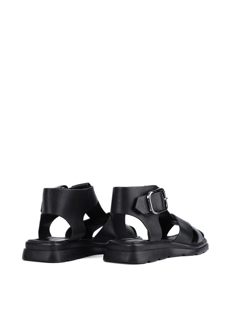 Черные женские сандалии 3625 черная кожа. Attizzare