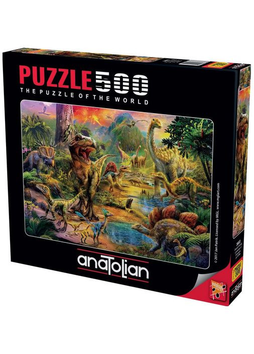 Пазл Королівство динозаврів 500 елементів Anatolian (342717537)