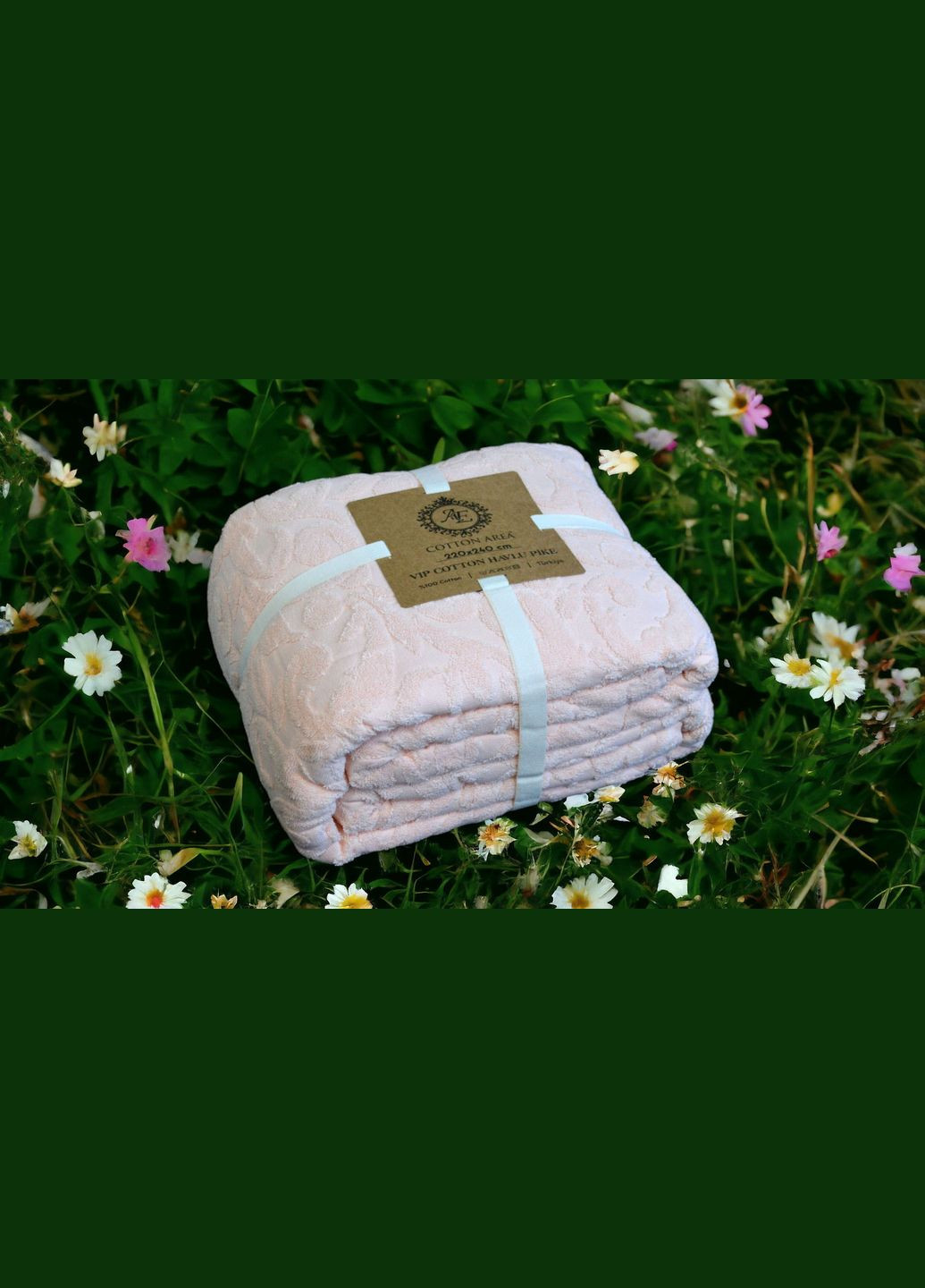 Махровое покрывало Cotton Area 220 х 240 см No Brand (298870239)