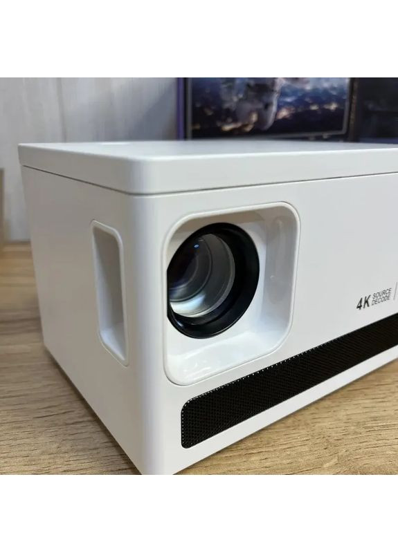 Розумний проектор 4K, 4 ядра, X6 Android 10, Wi-Fi, 2K відео, Full HD 1080P, міні-проектор для домашнього кінотеатру Hengda (371633006)