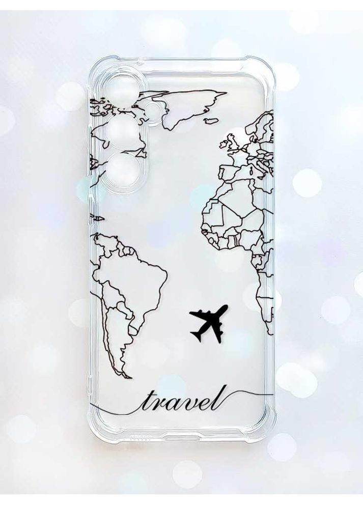 Чохол з потовщеними кутами на Samsung Galaxy S24 Plus Карта. Контур (принт 330) Creative (355402164)