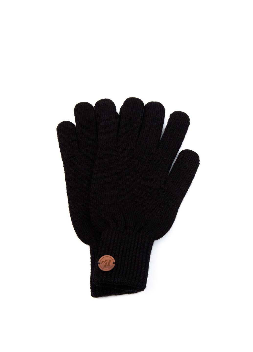 Перчатки мужские шерсть черные NATE 024-427 LuckyLOOK 024-427M (322790525)