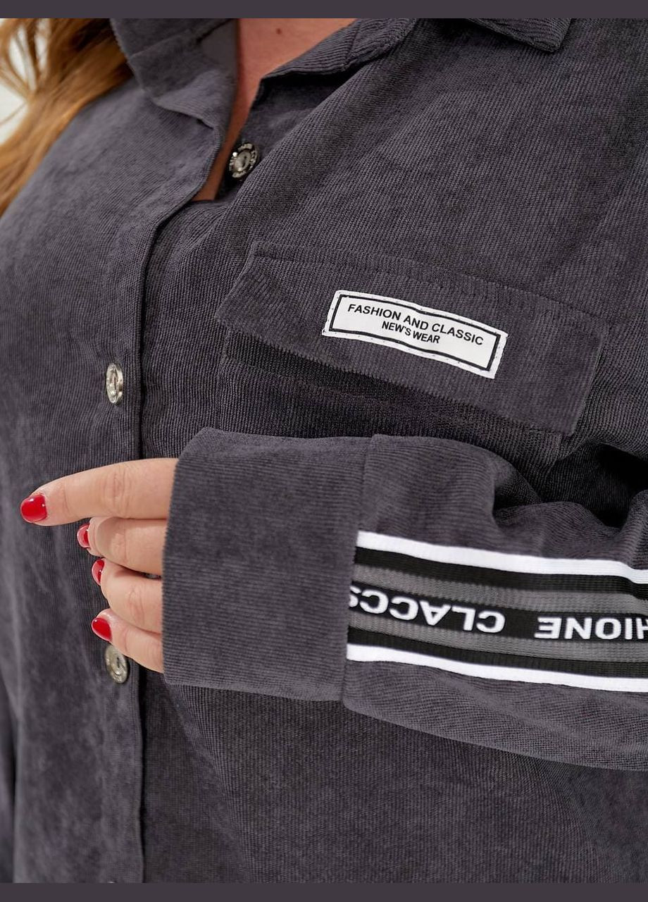 Женский прогулочный костюм графитового цвета New Trend (322827465)