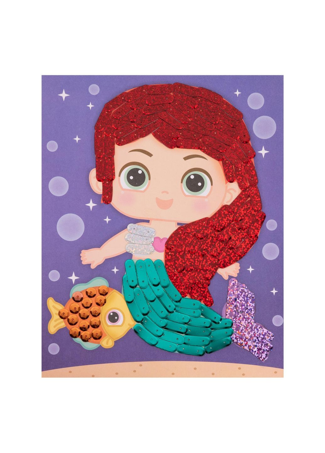 Набір для творчості Русалонька Аплікація фігурними паєтками () 1 Вересня 954586 (366529601)