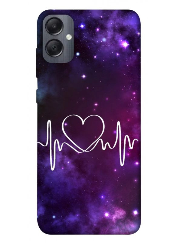 Чохол з принтом для Samsung Galaxy A05 / для самсунг галаксі А05 Кардіограма No Brand (338600368)