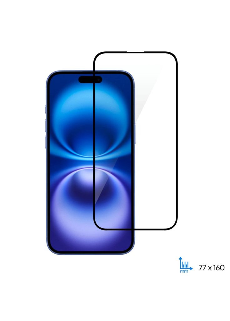 Скло захисне Apple iPhone 16 Plus 2.5D FCFG black (m469196) 2E Apple iPhone 16 Plus(6.7) 2.5D FCFG black (367067195)