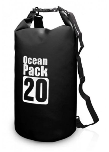 Водонепроникна сумка рюкзак гермомішок з шлейкою на плече 20 л (553582159) Ocean Pack (349843911)