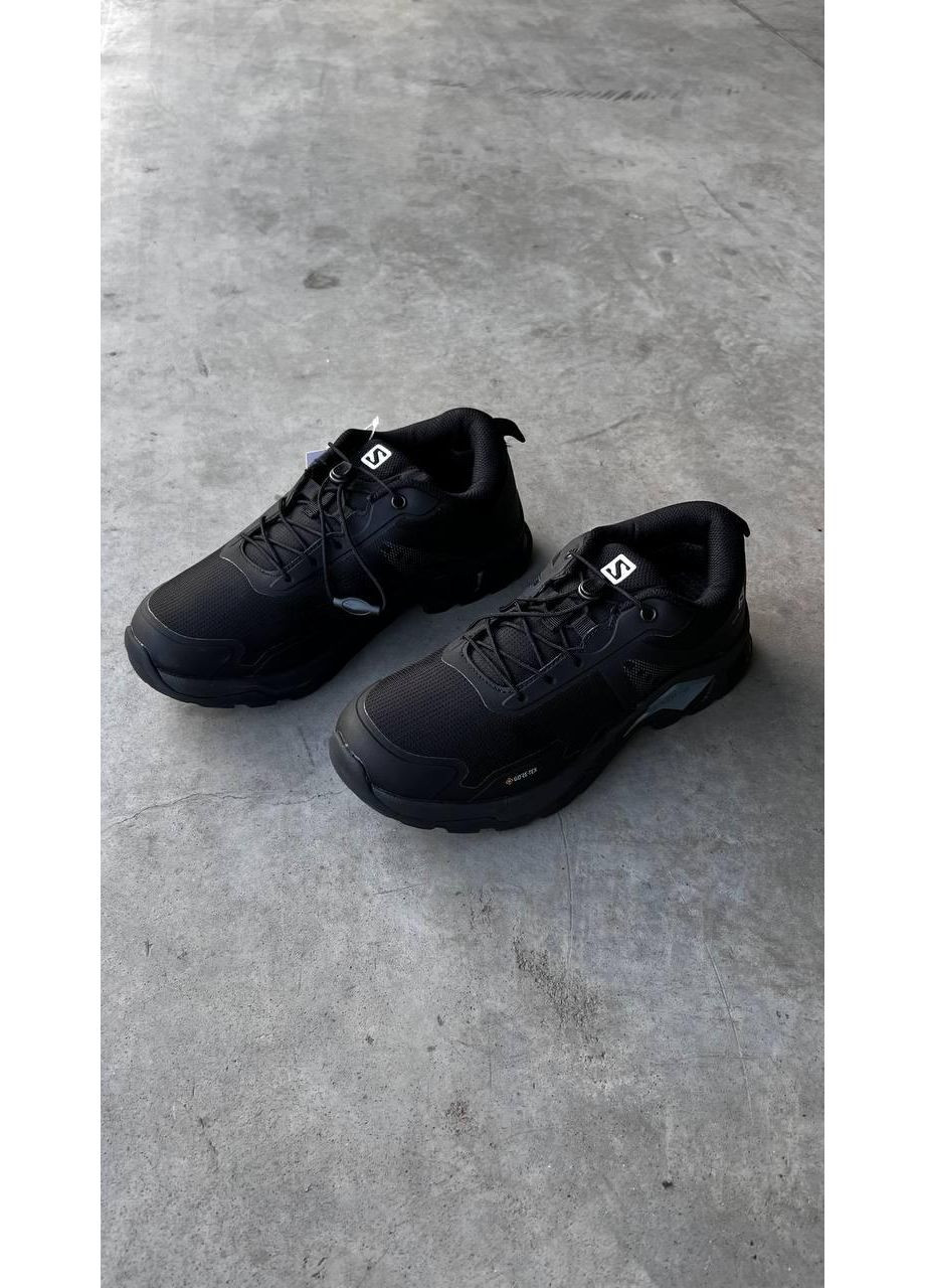 Чорні Осінні кросівки чоловічі salomon gtx 2 black gore-tex саломон No Brand