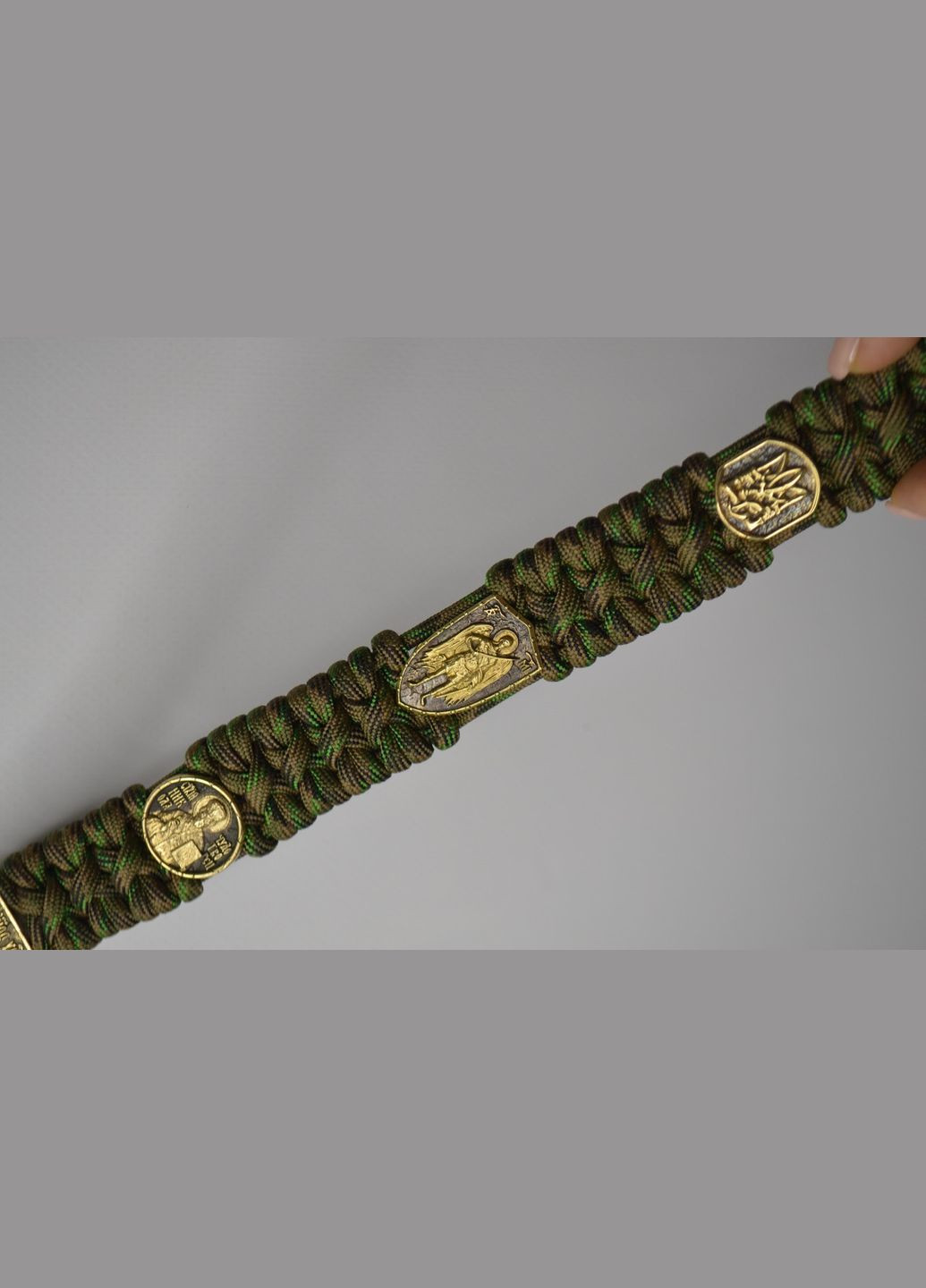 Браслет с застежкой молитва Герб Архангелом и Николаем Чудотворцем + брелок в подарок No Brand (341738840)