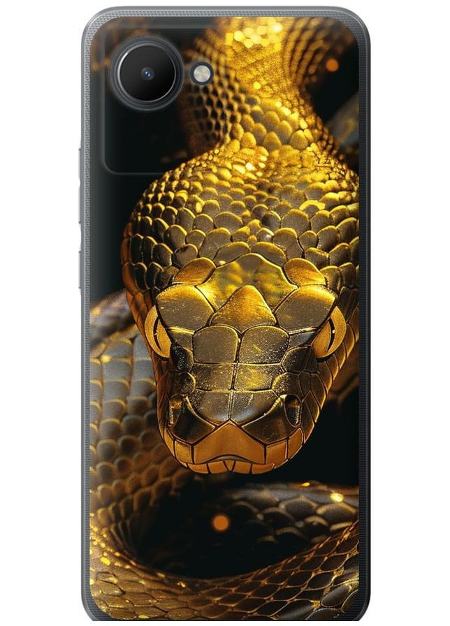 Силіконовий чохол 'Golden snake' для Endorphone Realme C30 (286771768)