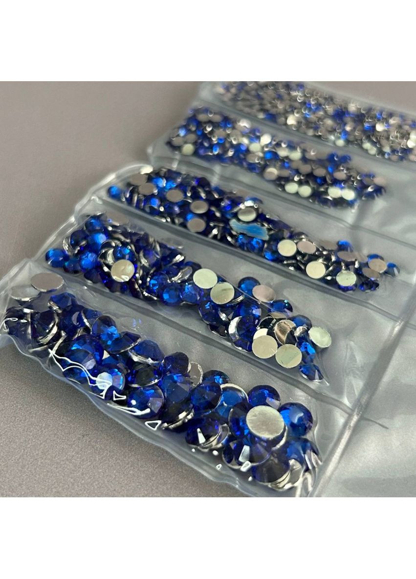 Набор страз для дизайна и декора холодной фиксации – 1000 шт синий Plus-plus (352749373)