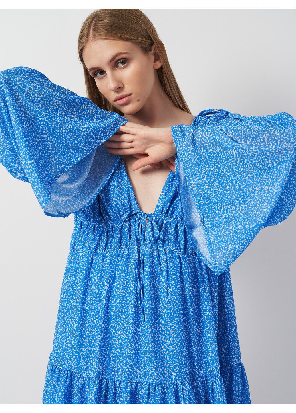 Синя кежуал сукня Missguided з квітковим принтом