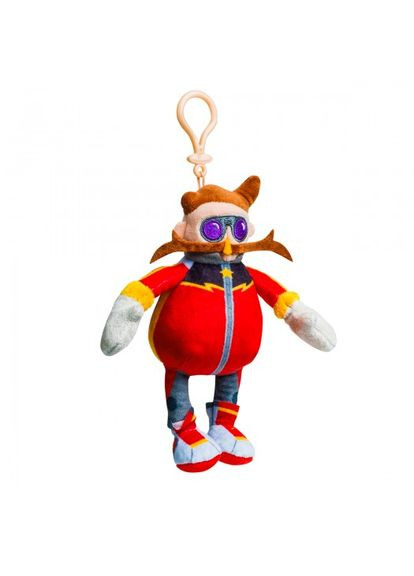 М'яка іграшка на кліпсі ДОКТОР ЕҐМАН (15 cm) Sonic Prime (315154234)