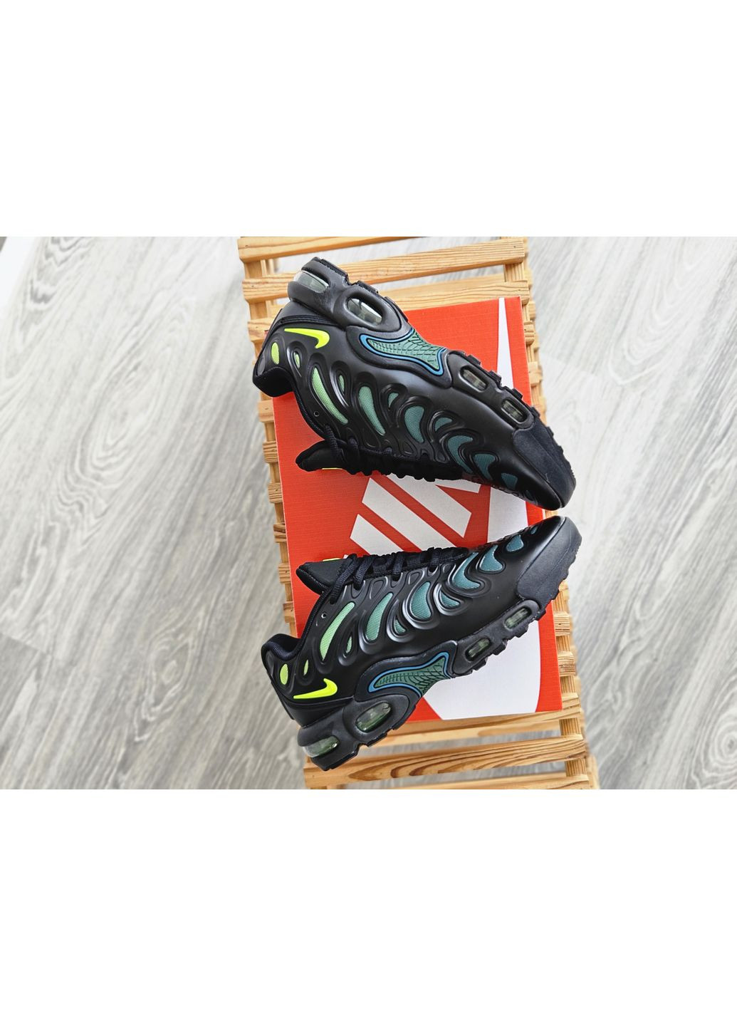 Чорні Осінні кросівки чоловічі nike air max tn plus drift volt black | найк аір макс тн плюс чорні No Brand