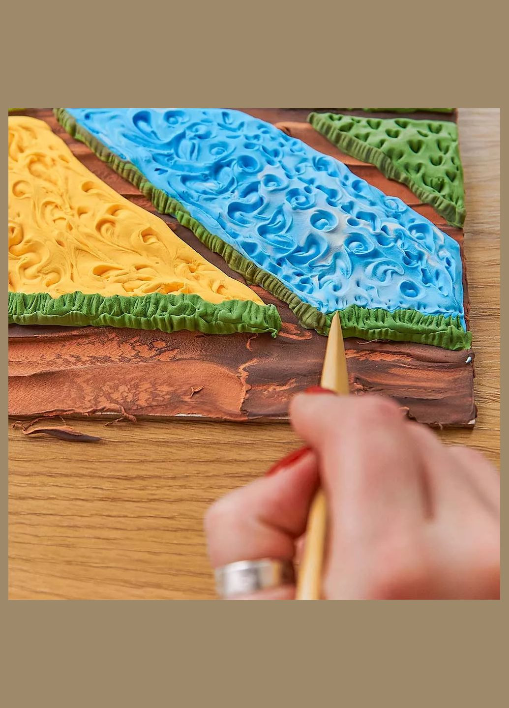 Набір для створення об'ємної картини Квітники в Голландії 30*40 см (10001) Okto (331708218)