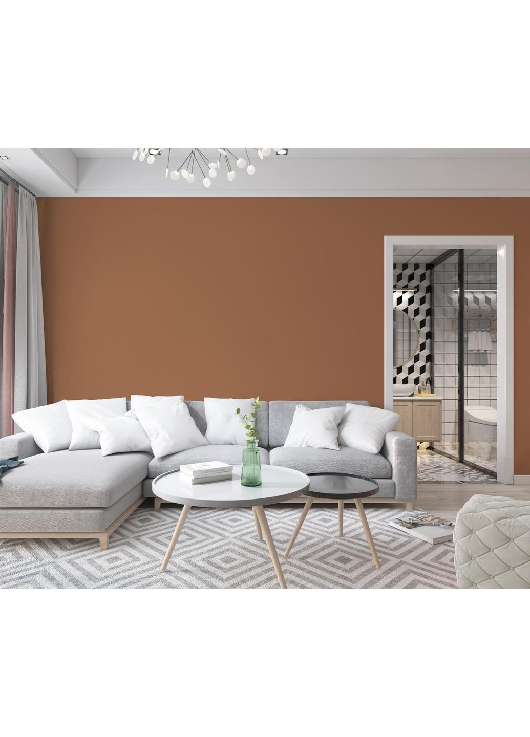 Фарба інтер'єрна Латексна 3030-Y50R Кориця 10 л SkyLine (361045009)