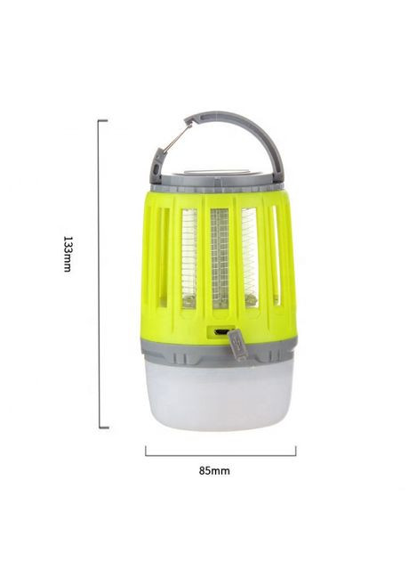 Лампа приманка для комах SS-2502 акумуляторна + Ліхтар кемпінговий Салатовий VHG (360771891)