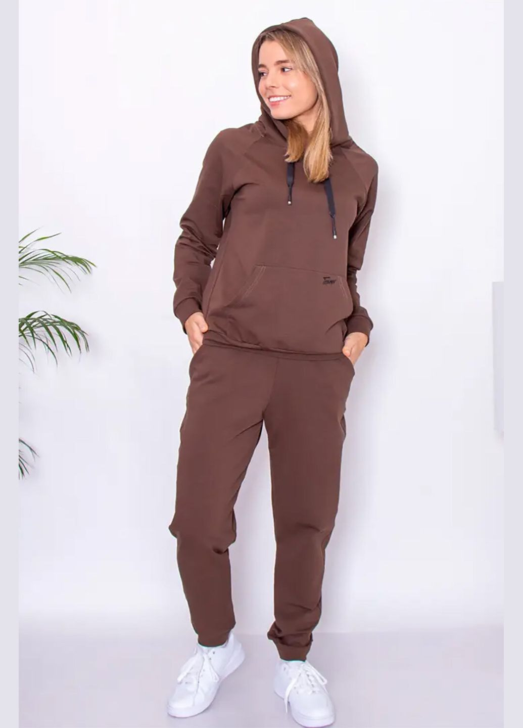 Жіночий костюм Classic 2 Шоколадний Teamv (316354819)