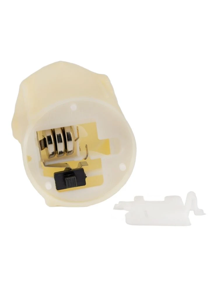 Светодиодная свеча (LED), айвори, 5,1 см ELISEY (386668808)
