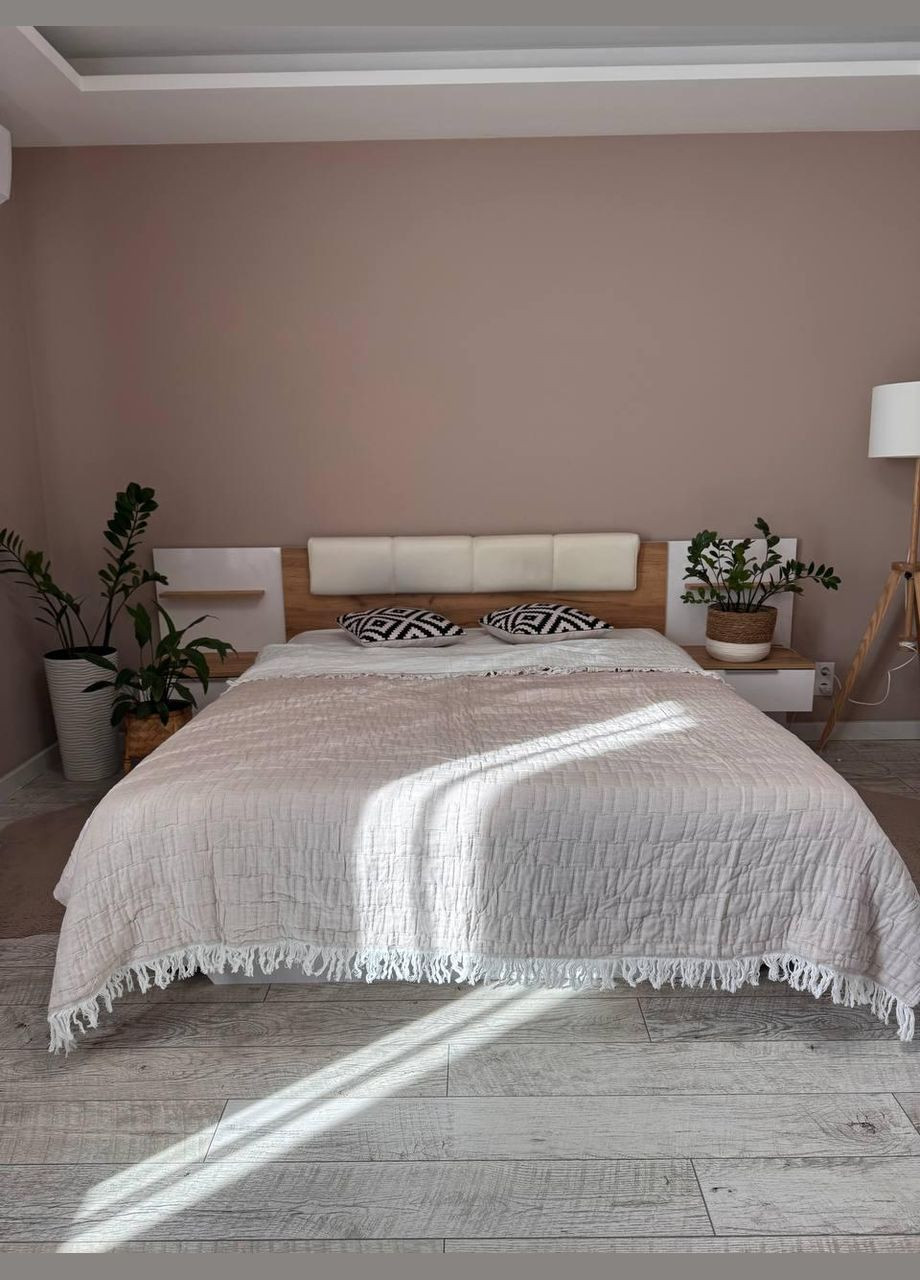 Покривало Муслін Євро 200х230 Пудра (П4К-al-muslin25-003) No Brand (342097475)