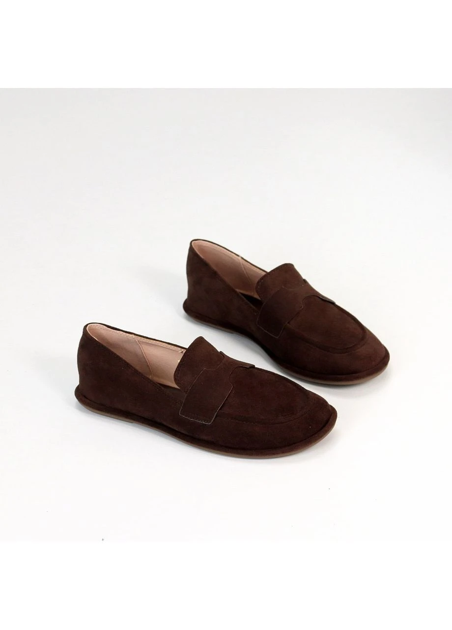 Коричневые мокасины sesil No Brand