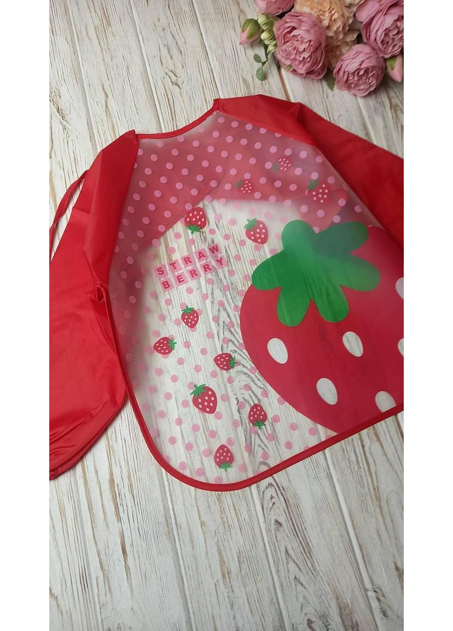 Слюнявчик фартук с рукавами для кормления/творчества No Brand (345743008)