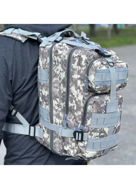 Тактический военный рюкзак пиксель 25 л, армейский рюкзак для охоты и рыбалки No Brand (361669359)