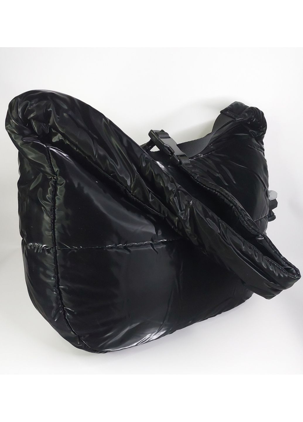 Жіноча сумка текстильна містка чорна David Jones (368774425)