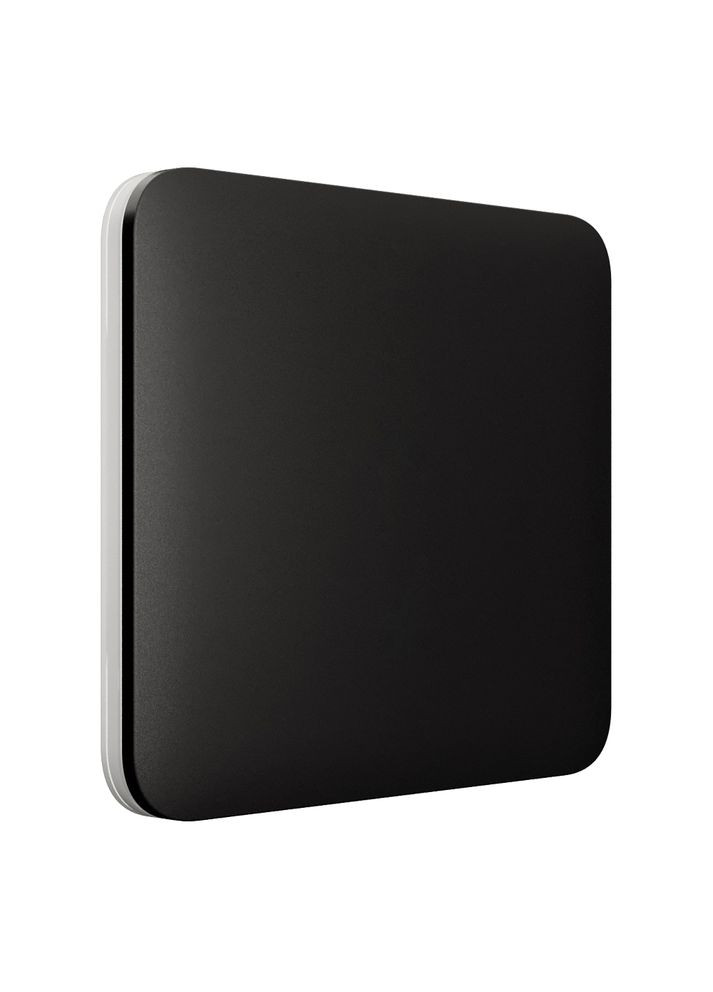 Кнопка для одноклавишного или проходного выключателя LightSwitch 1-gang black Ajax (338565664)