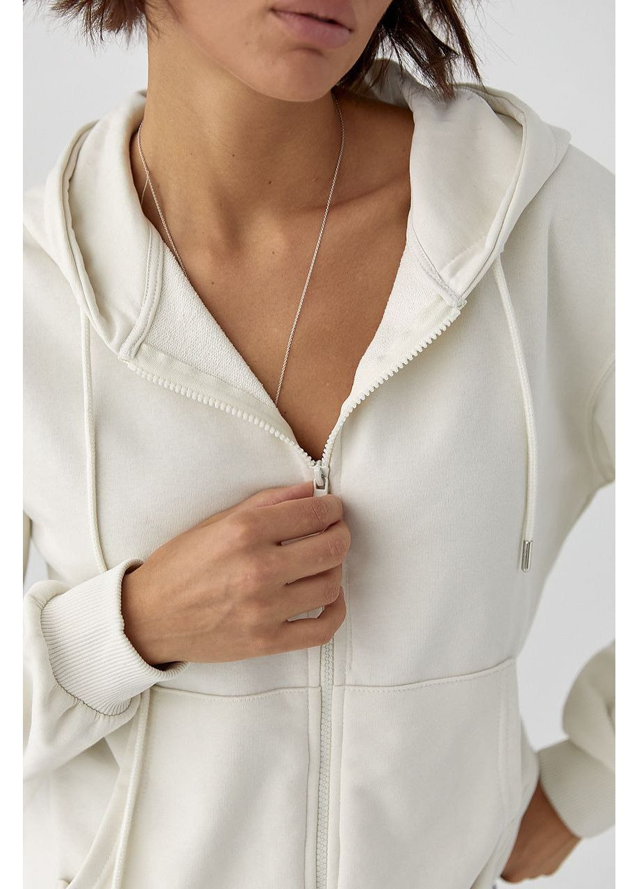 Жіноче худі на блискавці Lurex (361849230)