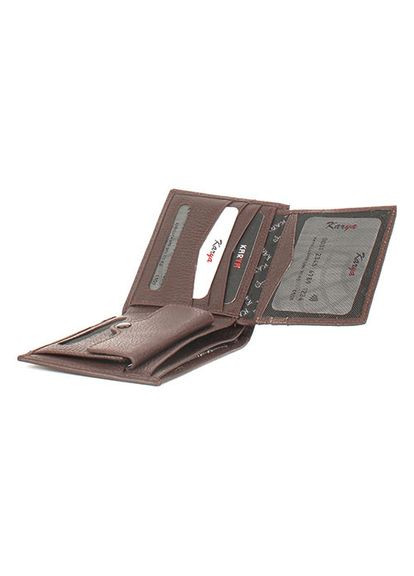 Мужское портмоне из натуральной кожи коричневое 0973-39 Karya (336377928)