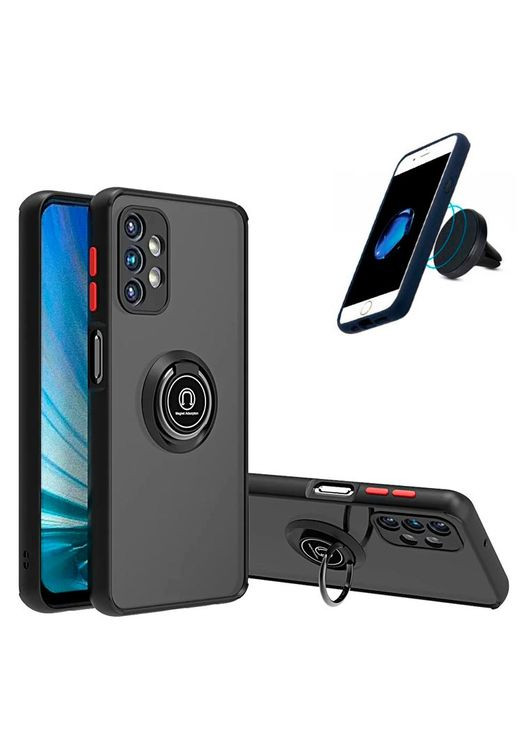 Чехол Goospery Ring Case 3в1 Samsung S23 Plus S916 черно-красный No Brand (354704825)