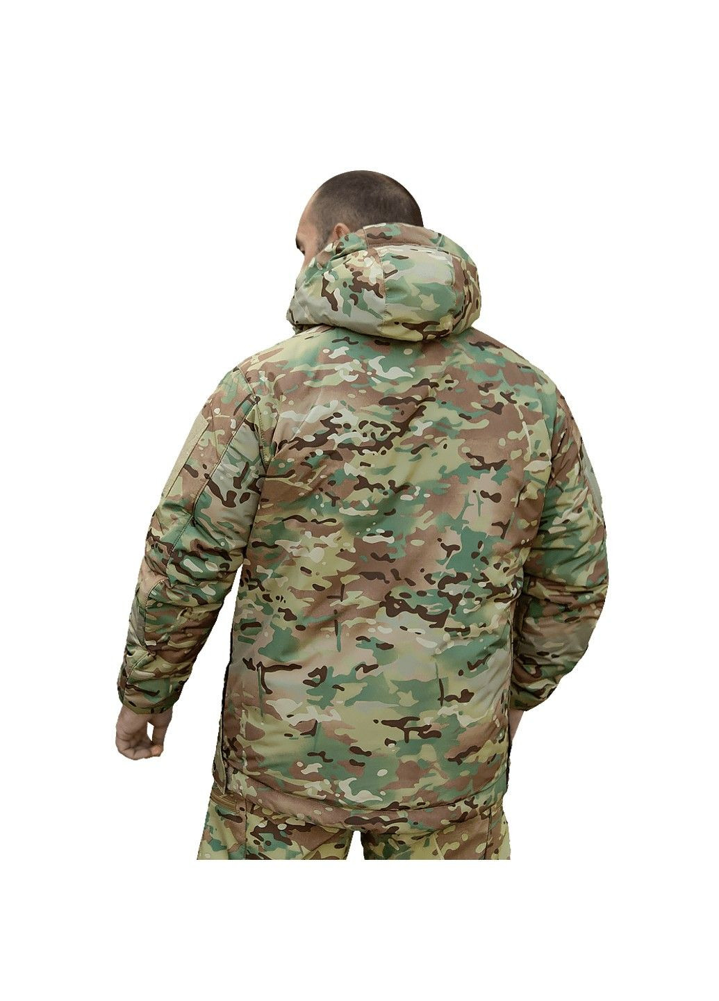 Зимний тактический комплект Patrol Climashell (куртка и штаны на подтяжках) Мультикам L No Brand