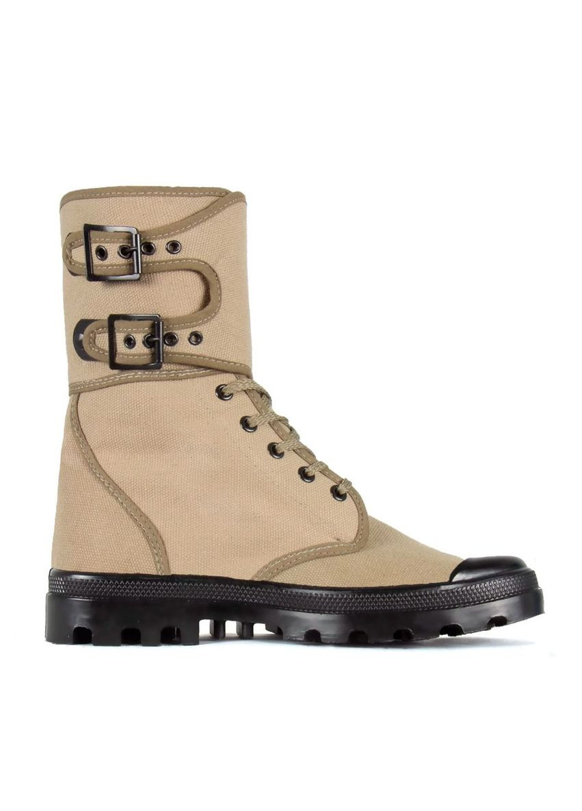 Кеди високі французькі French Canvas Commando Boots w. Buckle OD, Olive, 38 Mil-Tec (340051563)