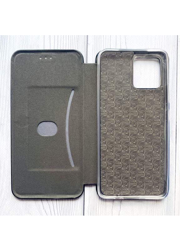 Чохол-книжка чорний з малюнком на Motorola Moto G72 Сучасна Мона Ліза (принт 351) Creative (355400606)