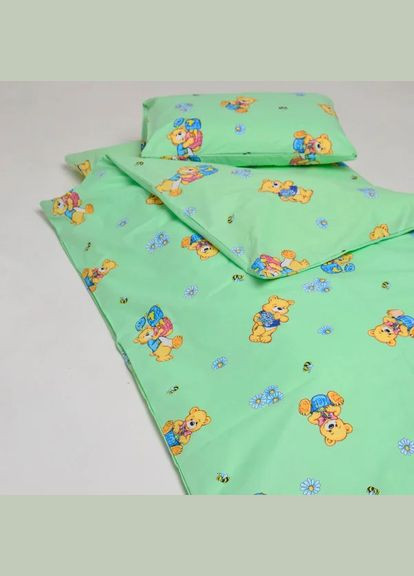 Детское постельное белье для младенцев ранфорс - 6112 зеленый Viluta (288045050)