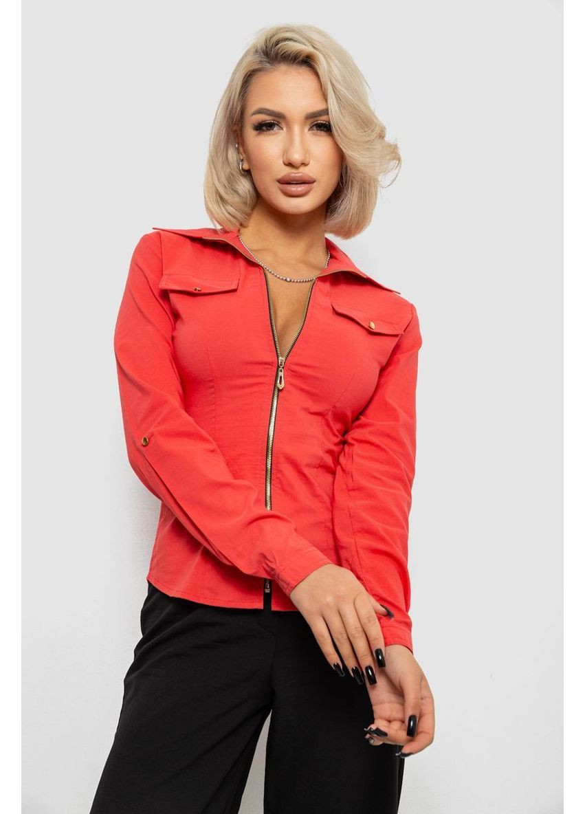 Коралловая кэжуал рубашка Ager