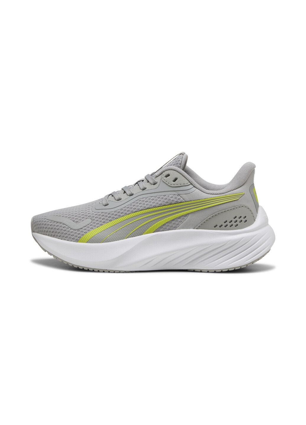 Сірі всесезонні кросівки pounce lite running shoes youth Puma