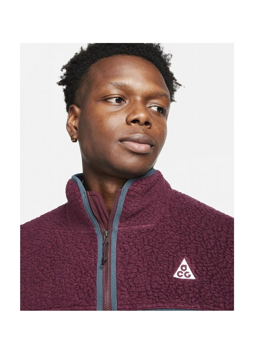 Кофта чоловіча Acg Arctic Wolf Full-Zip Top Bordo Nike (364662677)