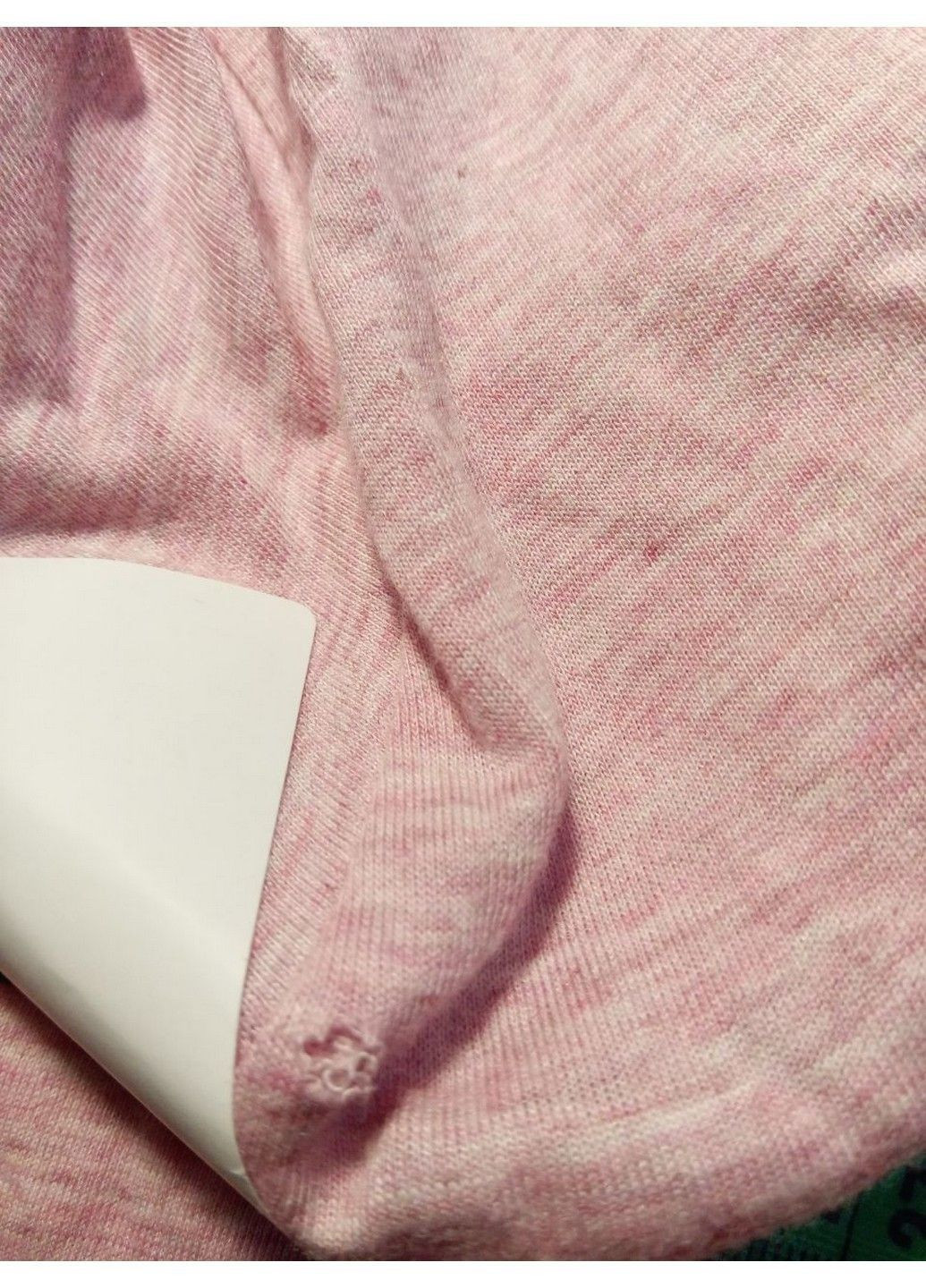 Темно-розовая всесезон пижамный лонгслив с микро-дефектом C&A